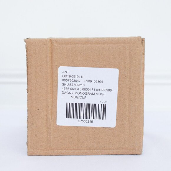 NWT Anthropologie Home I Dagny Monogram Floral Mug Botanical Boho Gift - Picture 7 of 7